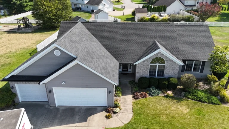 gable roof house