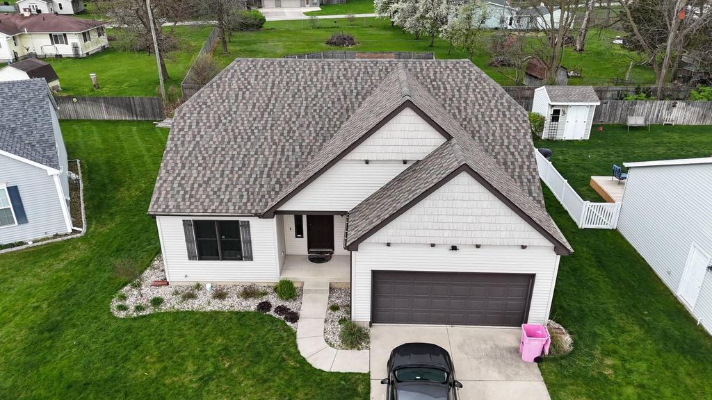 multicolor asphalt roofing one way