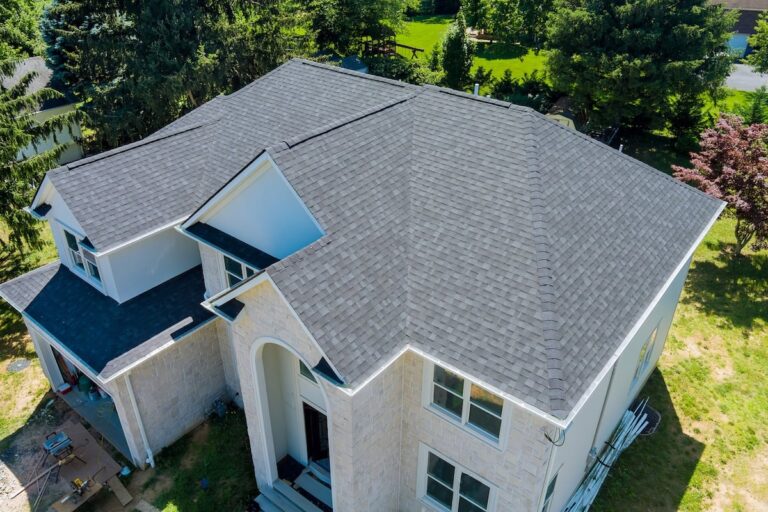 residential house with shingles