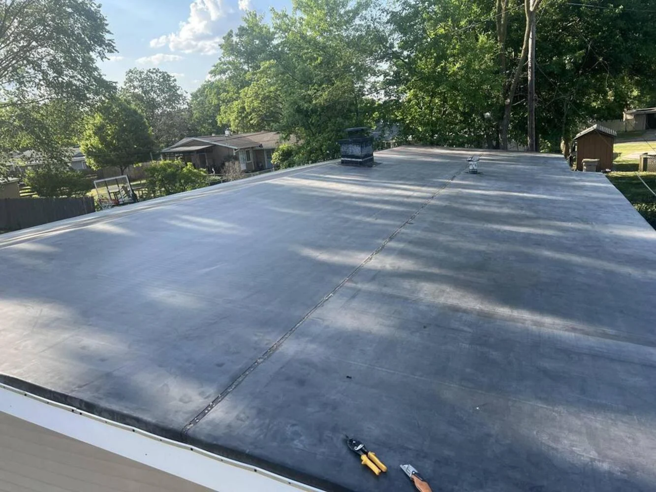 EPDM flat roofing