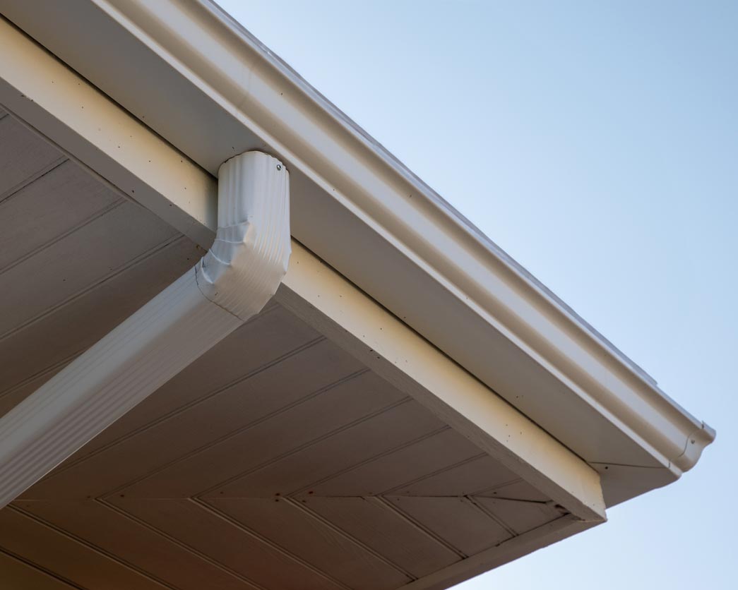 installed gutter system