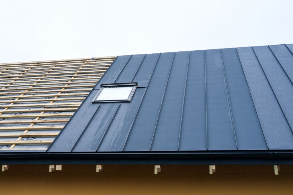 metal standing seam roof replacement