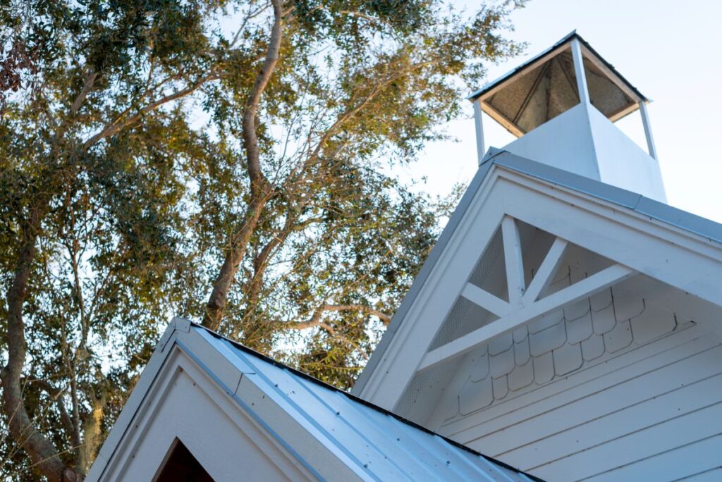 steep slope roofing systems metallic grey roof