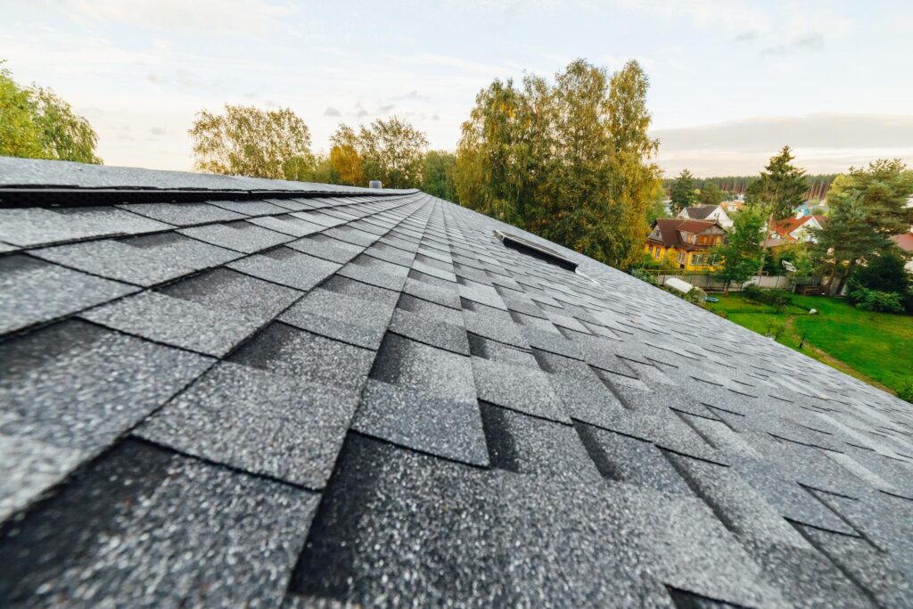 grey shingles closeup pic