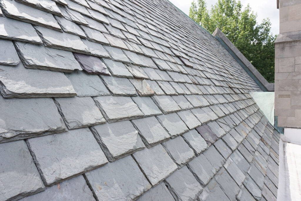 green slate roof