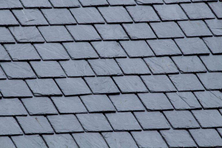 dark grey slate roof